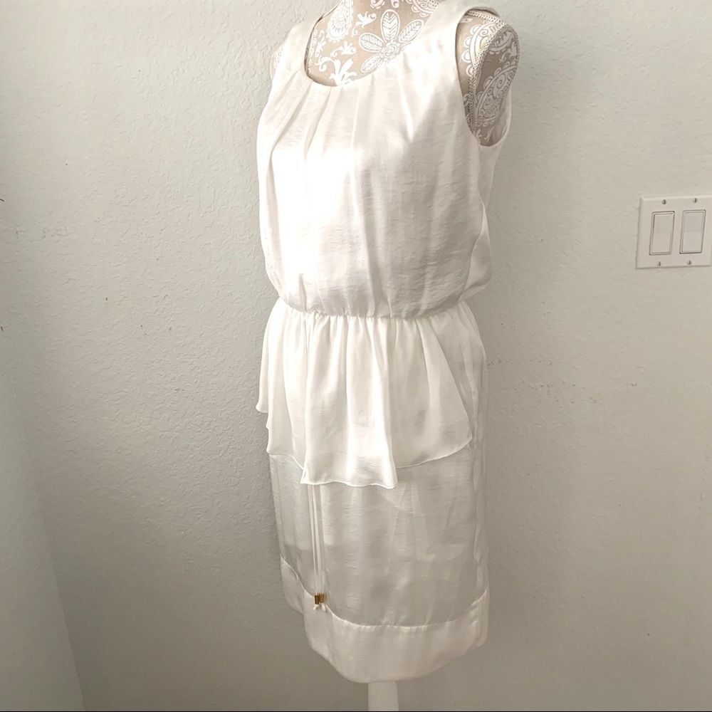 VINCE CAMUTO WHITE FLOWY DRESS - Picture 2 of 7
